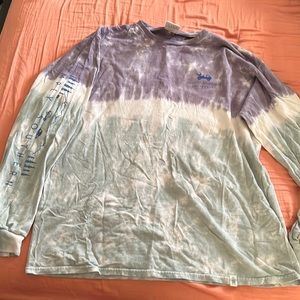 Long sleeve tie dye Simply Southern Tee